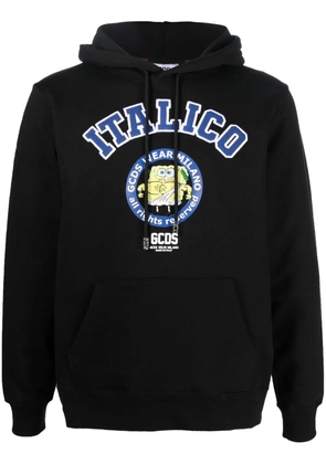 GCDS graphic-print hoodie - Black