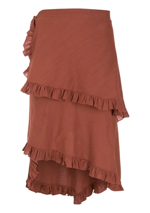 Clube Bossa Feine wrap skirt - Brown