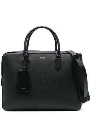 TOM FORD leather tote bag - Black