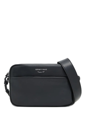 Emporio Armani leather shoulder bag - Black