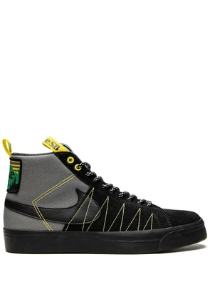 Nike Zoom Blazer Mid PRM 'Cool Grey/Black/White/Yellow S' sneakers