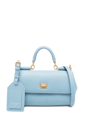Dolce & Gabbana mini My Sicily leather tote bag - Blue