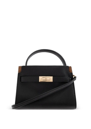Tory Burch buckle leather tote bag - Black