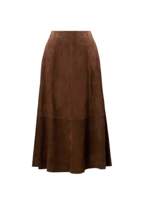Vince A-line flared midi skirt - Brown