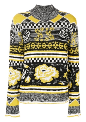 MSGM patterned sweater - Yellow