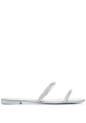 Giuseppe Zanotti crystal embellished sandals - Silver