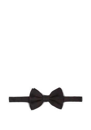 Prada satin bow tie - Black