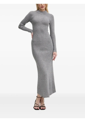 NEVER FULLY DRESSED ribbed maxi dress - Grey