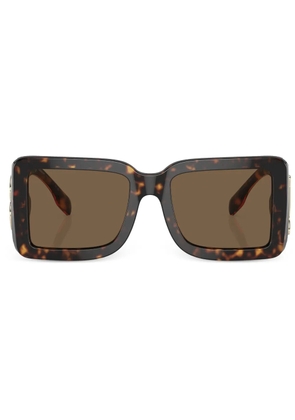 Burberry Eyewear TB-motif square-frame sunglasses - Brown