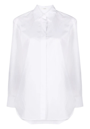 The Row pointed-collar long-sleeve shirt - White