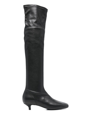 TOTEME nappa-leather knee-high boots - Black
