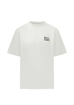 BARROW crew-neck printed T-shirt - Neutrals