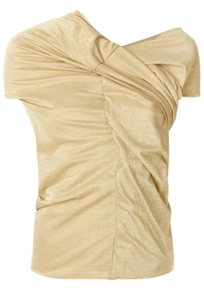 Junya Watanabe Comme des Garçons Pre-Owned 2009 gathered top - Metallic