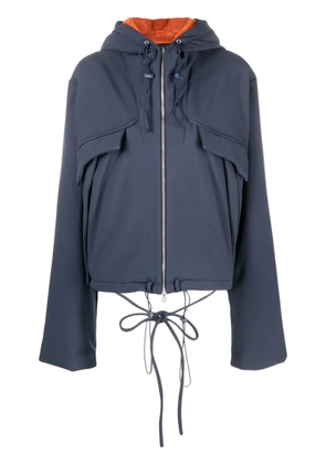 Ottolinger faux-fur lining hooded jacket - Blue