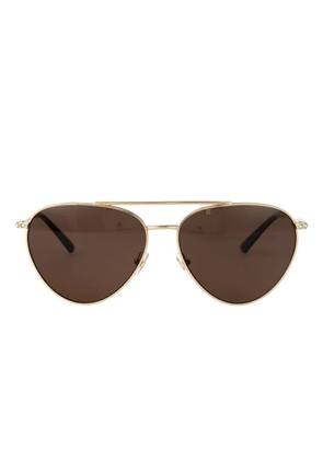 Jimmy Choo Eyewear pilot-frame sunglasses - Gold