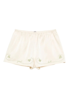 BODE Luck Draw shorts - Neutrals