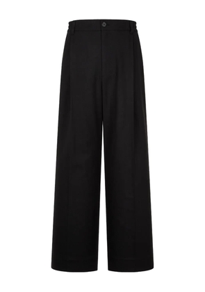 TOMBOY button fastening pleated trousers - Black