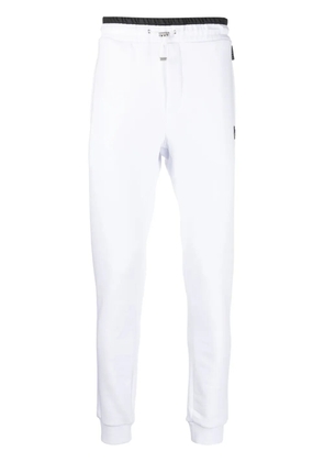 Philipp Plein logo-patch track trousers - White