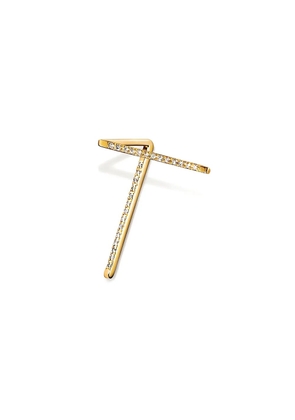 Shihara Diamond Post Earring 0302 - Metallic