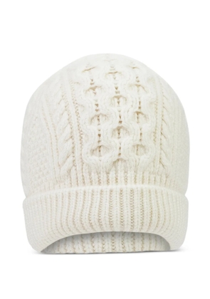 Loro Piana cable-knit beanie - Neutrals