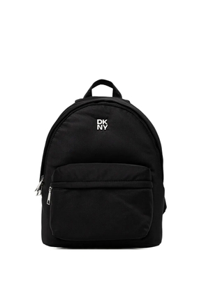 DKNY logo-detail top-handle backpack - Black