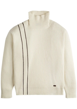 Tod's turtleneck cashmere jumper - White
