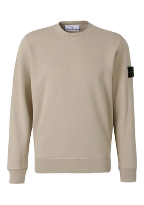 Stone Island Compass-badge crew-neck sweatshirt - Neutrals
