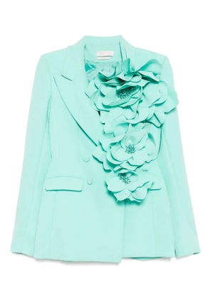 Saiid Kobeisy floral tailored blazer - Blue