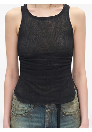 Ann Demeulemeester Mara wrinkled tank top - Black