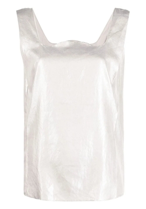 Maison Martin Margiela Pre-Owned 2010s square neck tank top - Grey