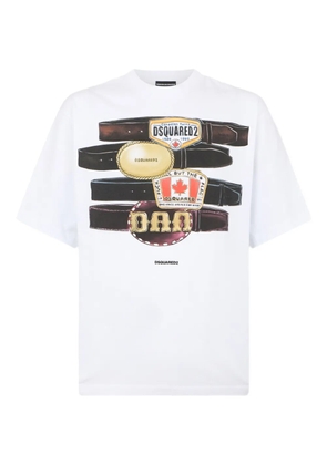 DSQUARED2 graphic-print T-shirt - White