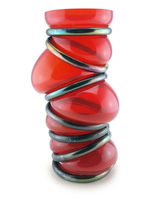 Vanessa Mitrani Chain Ring polished vase - Red