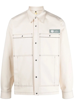 OAMC patch pocket shirt jacket - Neutrals