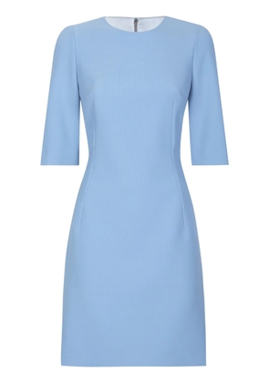 Dolce & Gabbana DNA short-sleeve mini dress - Blue