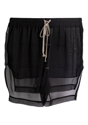 Rick Owens Concordians layered shorts - Black
