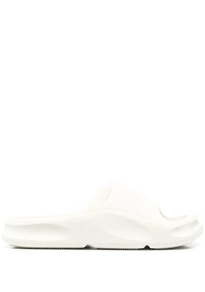 Heron Preston square-toe sliders - White
