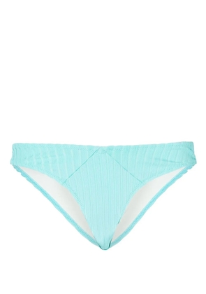 Solid & Striped The Alexia ribbed bikini bottoms - Blue
