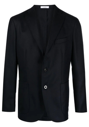 Boglioli single-breasted virgin wool blazer - Blue