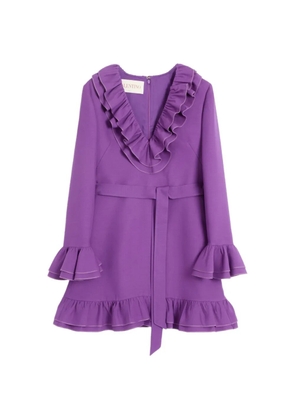 Valentino Garavani Crepe Couture mini dress - Purple