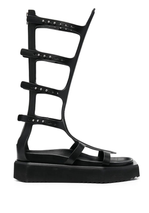 Rick Owens 60mm Cyclops Spartan leather sandals - Black