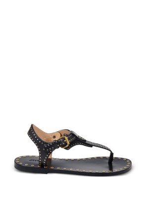 ISABEL MARANT Joony studded buckle sandals - Black
