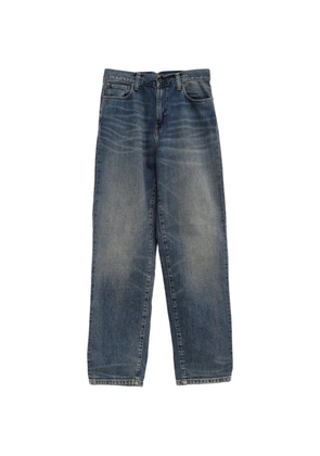 Carhartt WIP logo-patch straight jeans - Blue