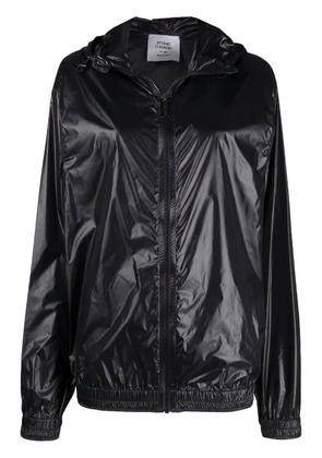 Opening Ceremony warped logo hooded jacket - Black