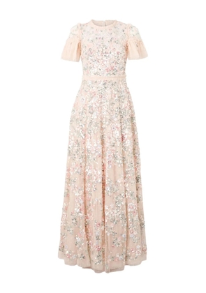 Needle & Thread Dream Garland gown - Neutrals