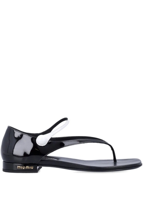 Miu Miu Mary Jane sandals - Black