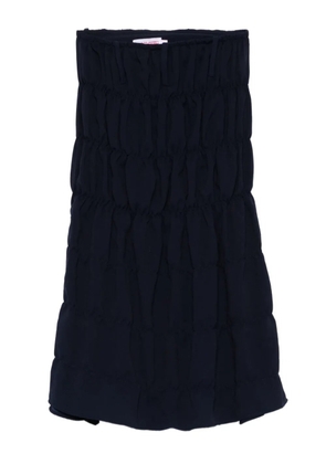 Charles Jeffrey Loverboy Shirred pencil skirt - Blue