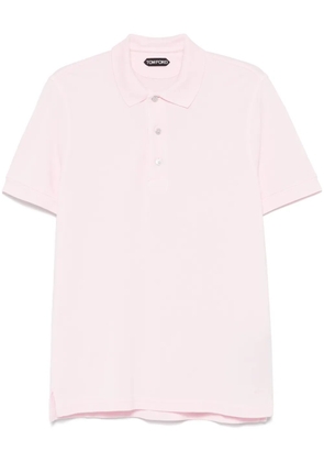 TOM FORD piqué polo shirt - Pink