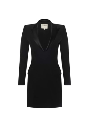 L'Agence Esti shawl-lapel mini dress - Black