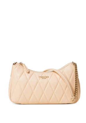 TWINSET logo-detail shoulder bag - Neutrals