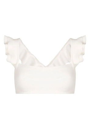 Clube Bossa Jasper square neck bikini top - White